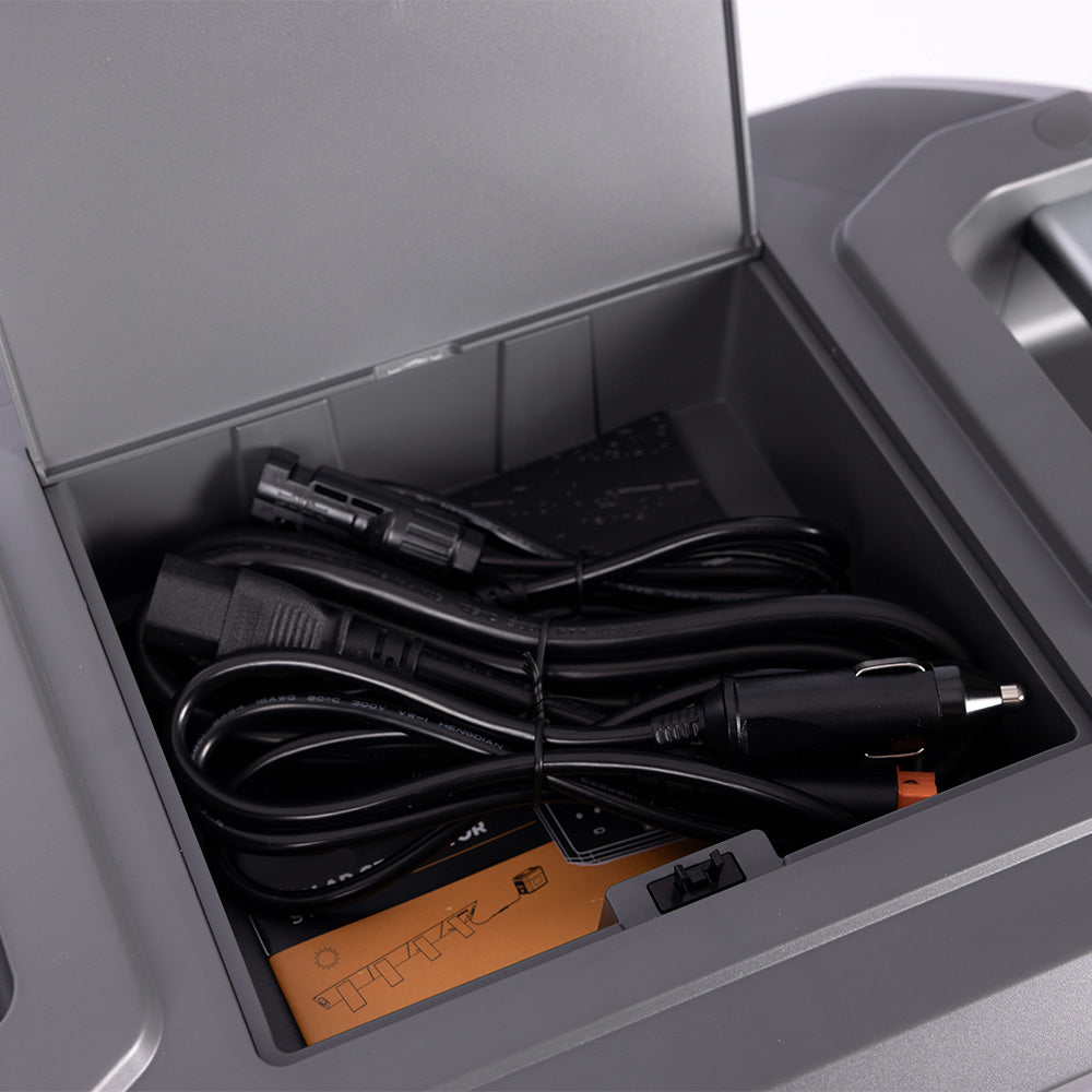 Grid Doctor 3300 EMP storage compartment.