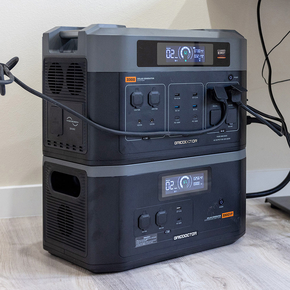 Grid Doctor 3300XP Unit stacked in an office