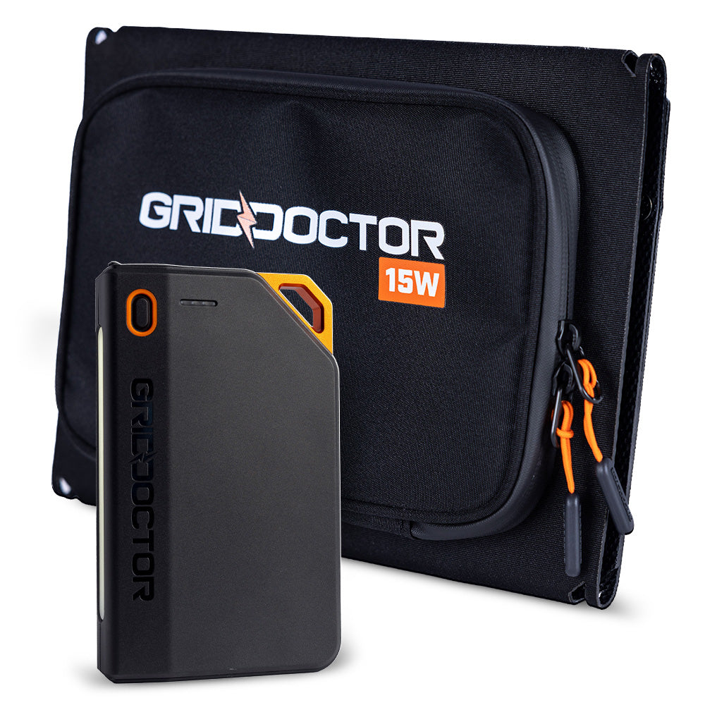 65W Power Bank with solar panel