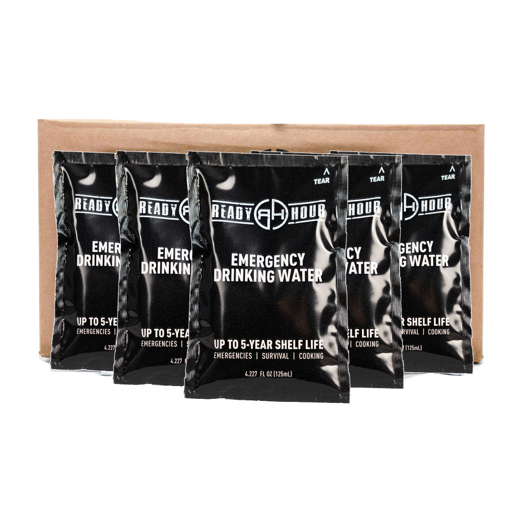 Emergency Water Pouch Case (64 pouches) by Ready Hour