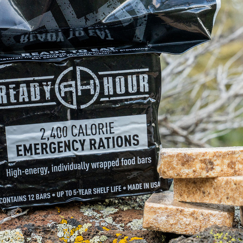 72,000 Calories Total Emergency Ration Bars by Ready Hour (30 packs, 30 day supply)