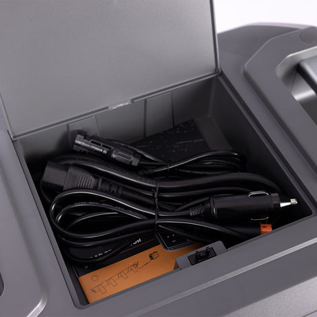 Grid Doctor 3300 EMP storage compartment. 