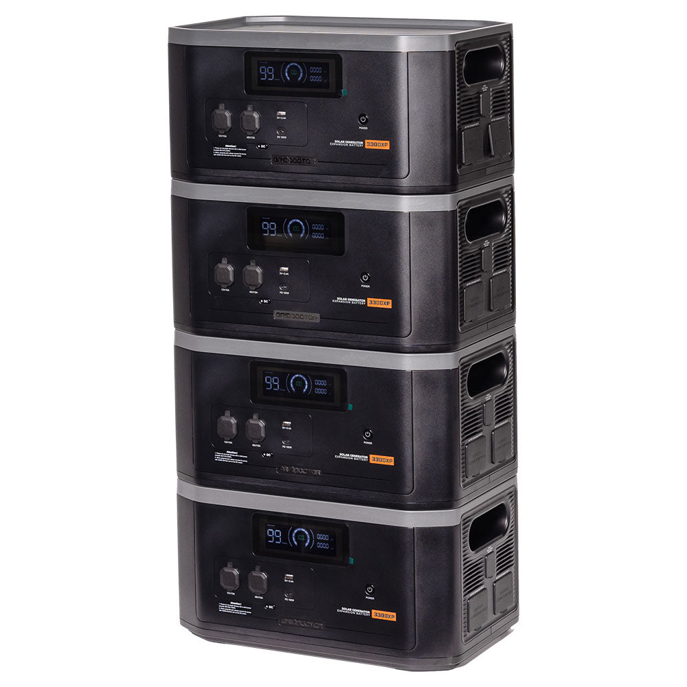 Grid Doctor 3300XP Units stacked with 4 units
