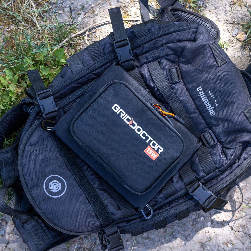 65W Power Bank ontop of the Rig 1700 backpack