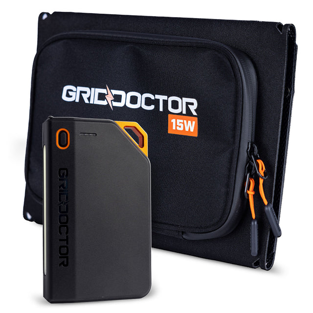 65W Power Bank with solar panel