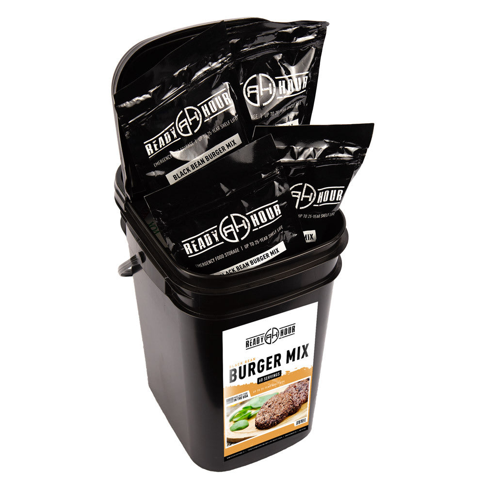 Black Bean Burger Bucket (60 servings, 10 pk.)