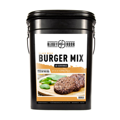 Black Bean Burger Bucket (60 servings, 10 pk.)