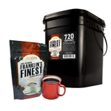 Survival Coffee (720 servings, 1 bucket) by Franklin's Finest