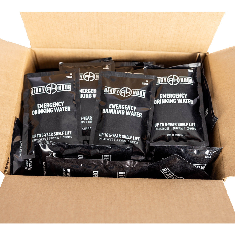 Emergency Water Pouch Case (64 pouches) by Ready Hour