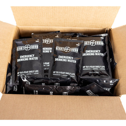 Emergency Water Pouch Case (64 pouches) by Ready Hour