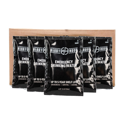 Emergency Water Pouch Case (64 pouches) by Ready Hour