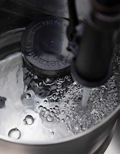 Alexapure Pro being filled