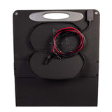 Grid Doctor 3300 EMP 200W Solar Panel showing cords and pouch.