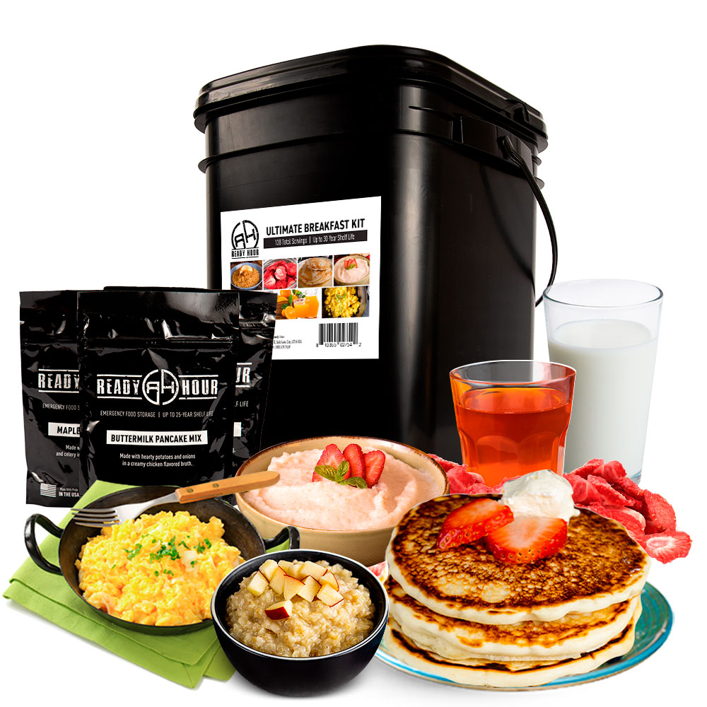 Ultimate Breakfast Kit (128 servings, 1 bucket)