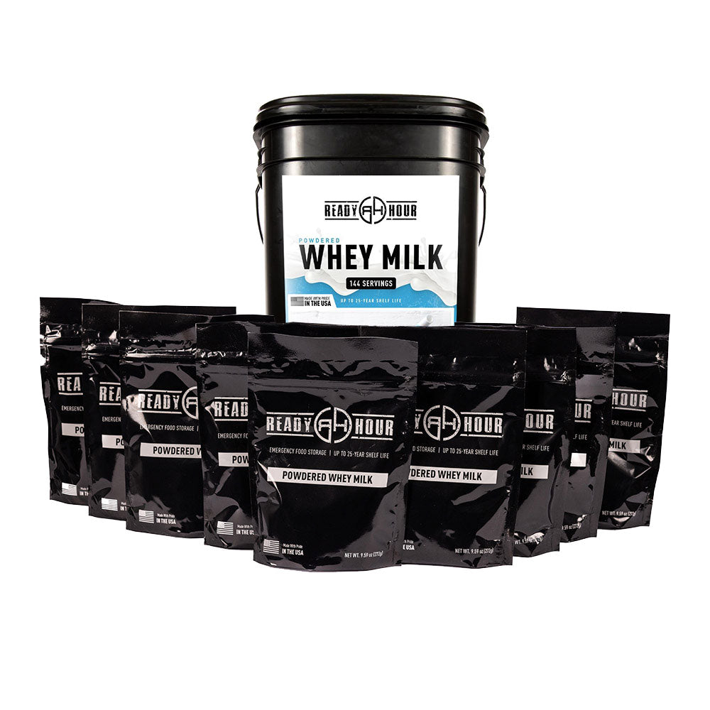 Powdered Whey Milk Bucket (144 servings, 9 pk.)