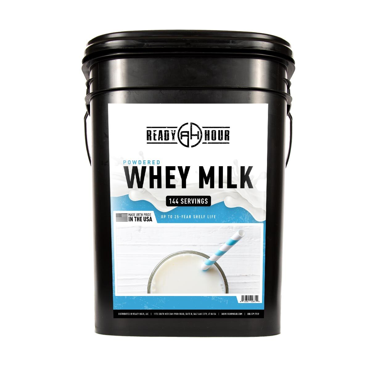 Powdered Whey Milk Bucket (144 servings, 9 pk.)