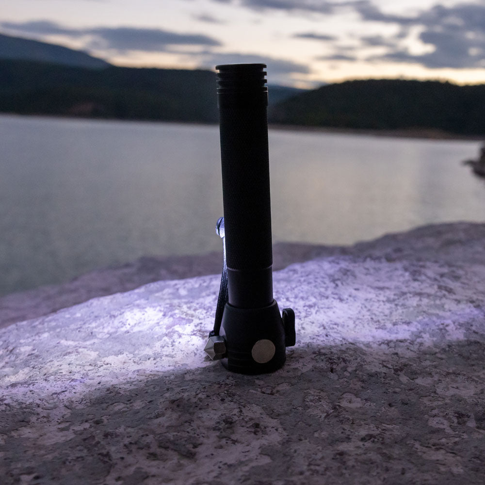 9-in-1 Multi-Function LED Solar Rechargeable Flashlight