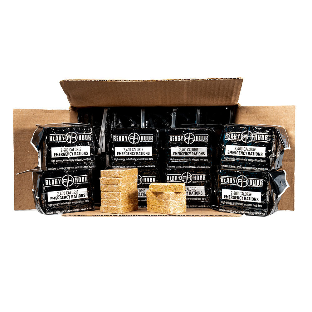 72,000 Calories Total Emergency Ration Bars by Ready Hour (30 packs, 30 day supply)