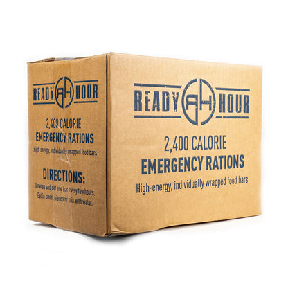 72,000 Calories Total Emergency Ration Bars by Ready Hour (30 packs, 30 day supply)