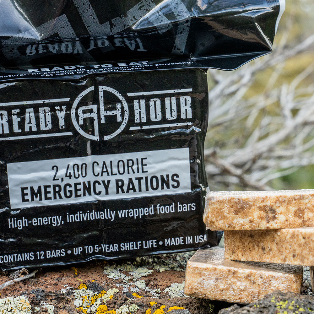 72,000 Calories Total Emergency Ration Bars by Ready Hour (30 packs, 30 day supply)