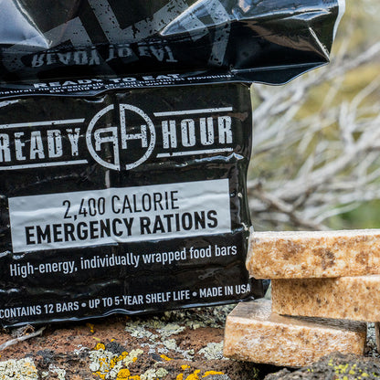 72,000 Calories Total Emergency Ration Bars by Ready Hour (30 packs, 30 day supply)