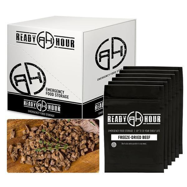 Freeze-Dried Beef Dices Case Pack (12 servings, 6 pk.)