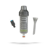 Aquamira Frontier Max filter housing system with adapter for portable freshwater filtration